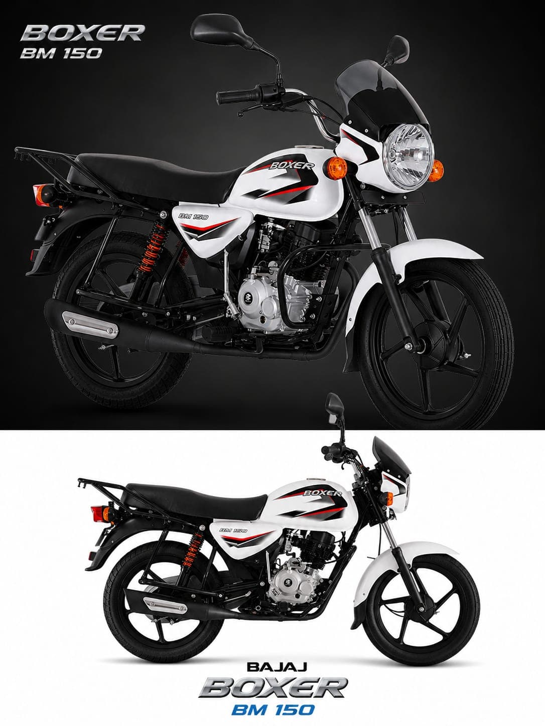 Bajaj Boxer 150 color Blanco