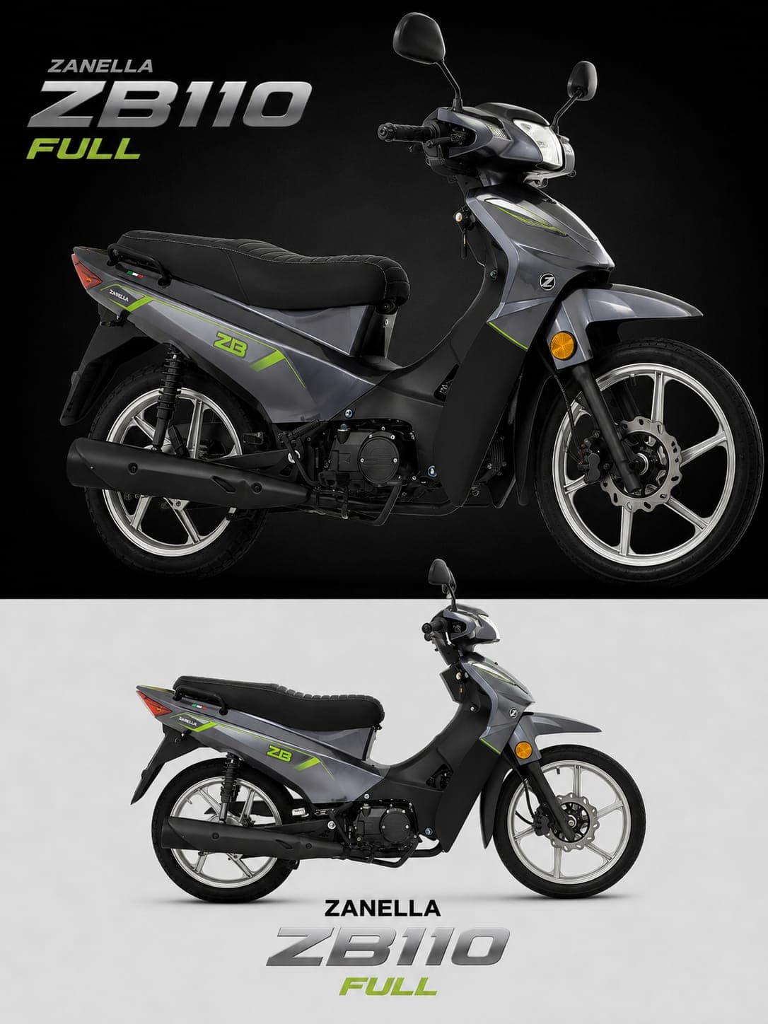 Zanella Zb 110 Full color Gris