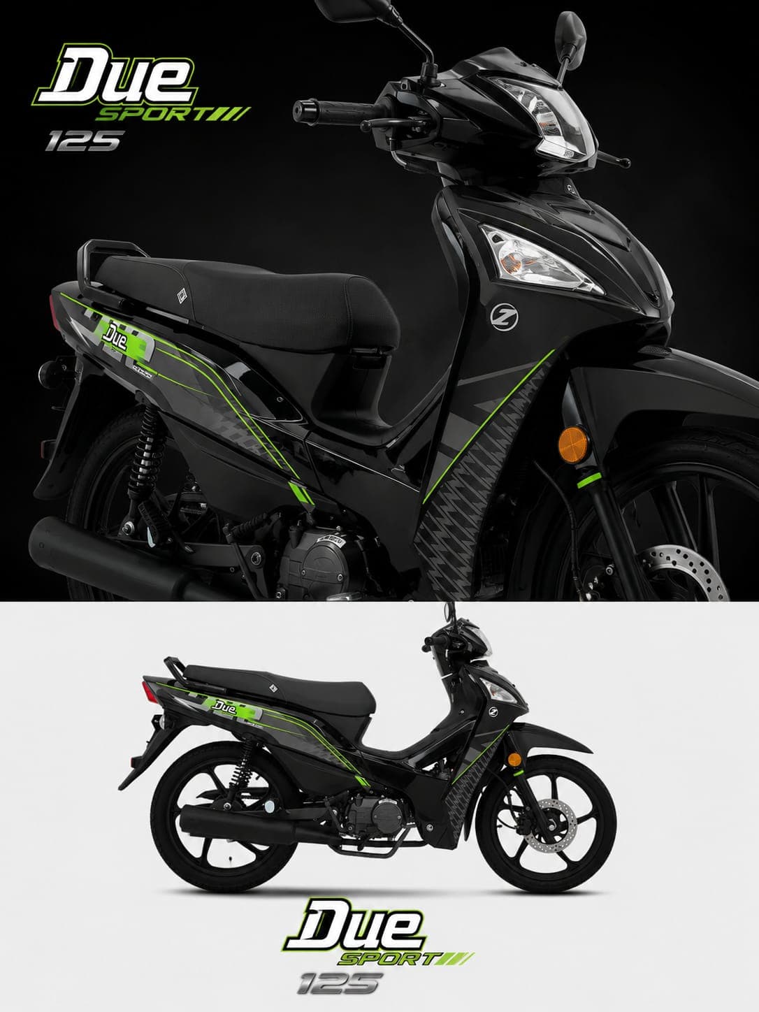 Zanella Zb 125 Sport color Negro